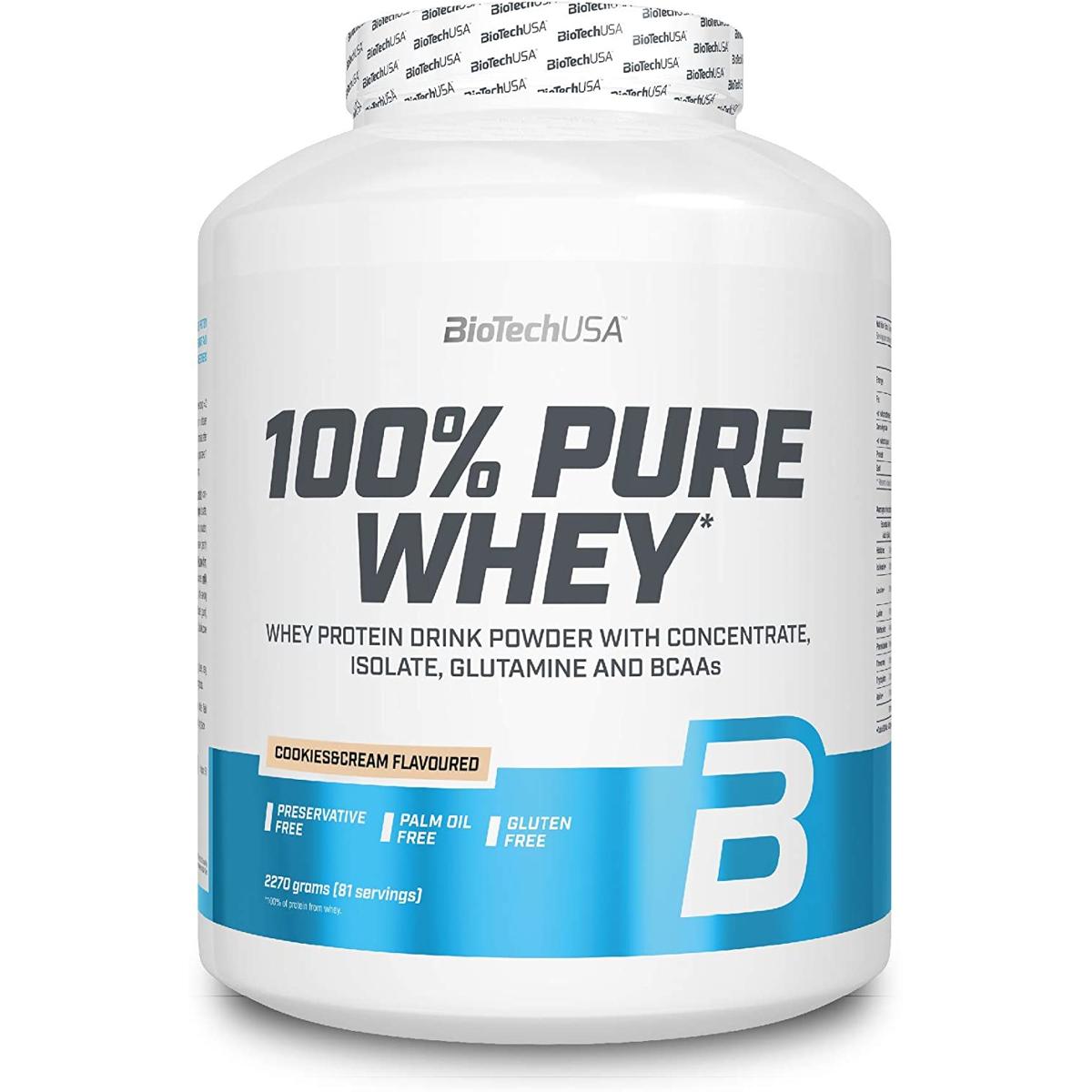 100% Pure Whey 1000g & 2270 g BiotechUSA