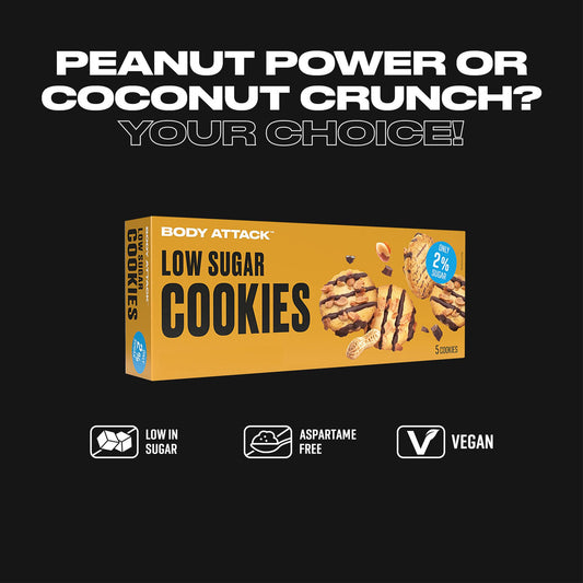 Body Attack Low Sugar Cookies 125g