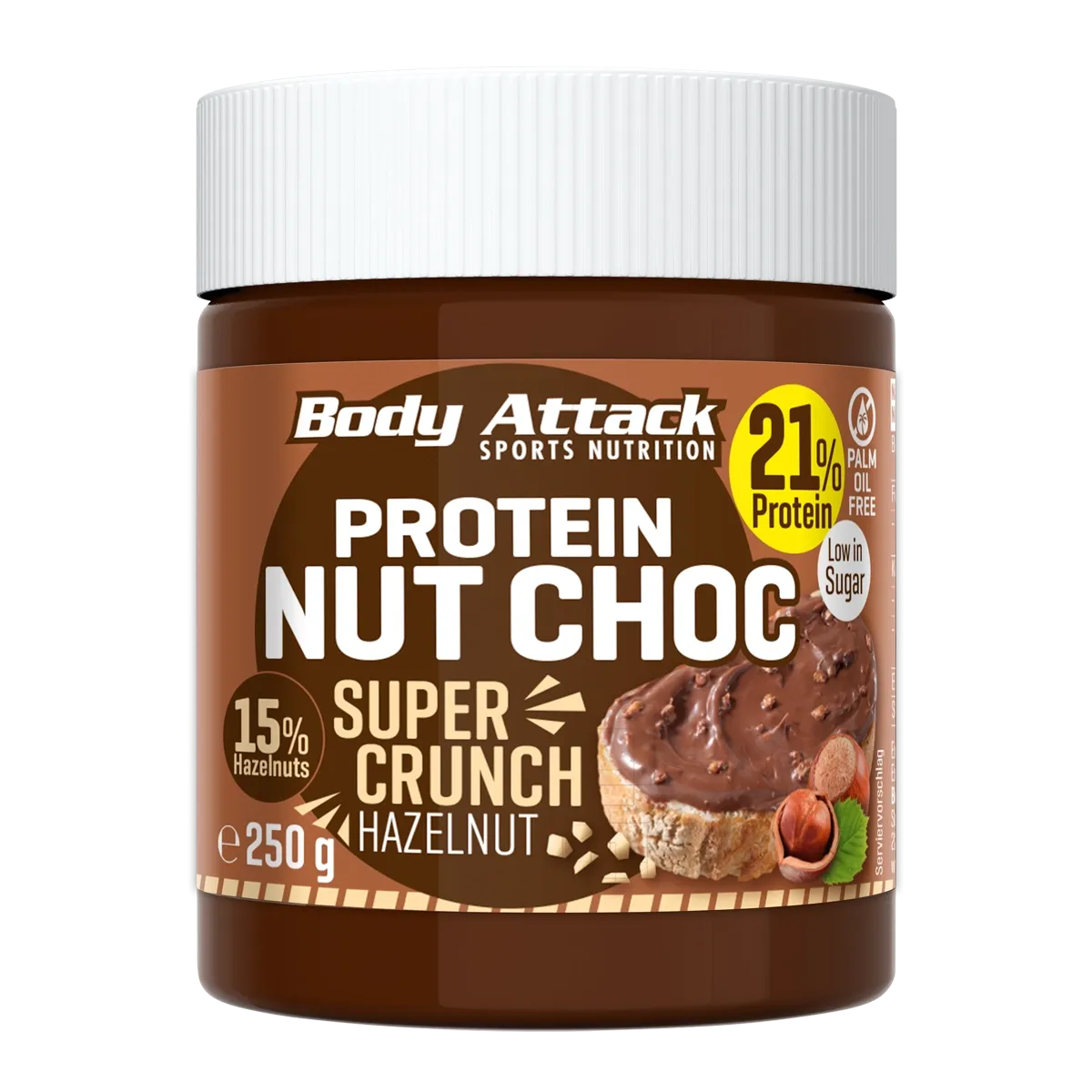 Protein Nut Choc Super Crunch 250g
