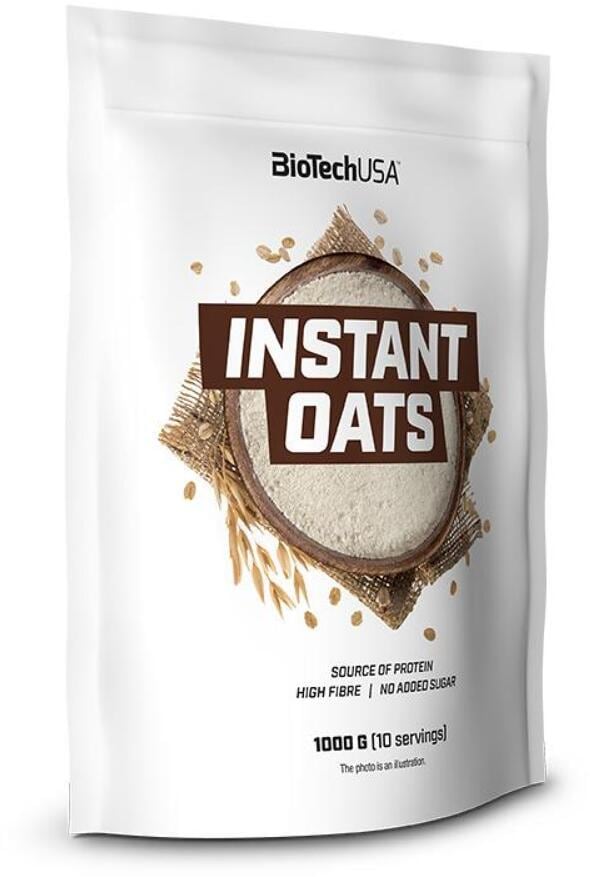 BioTech USA Instant Oats, 1000 g Beutel, Geschmacksneutral