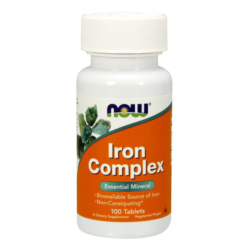 Now Foods, Iron Complex, 27mg, 100 Tabletten