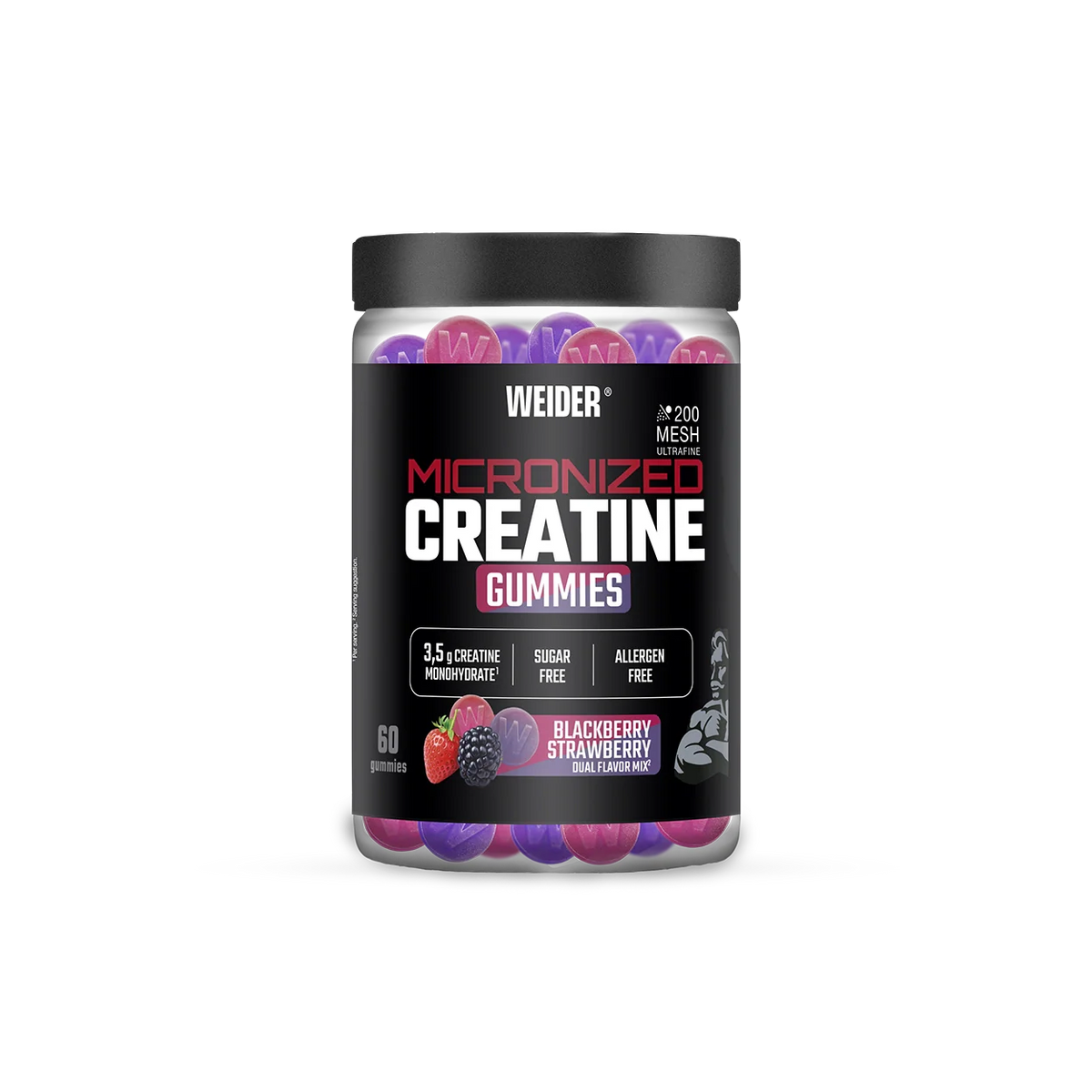 Weider - Micronized Creatine Gummies - 60 Gummies