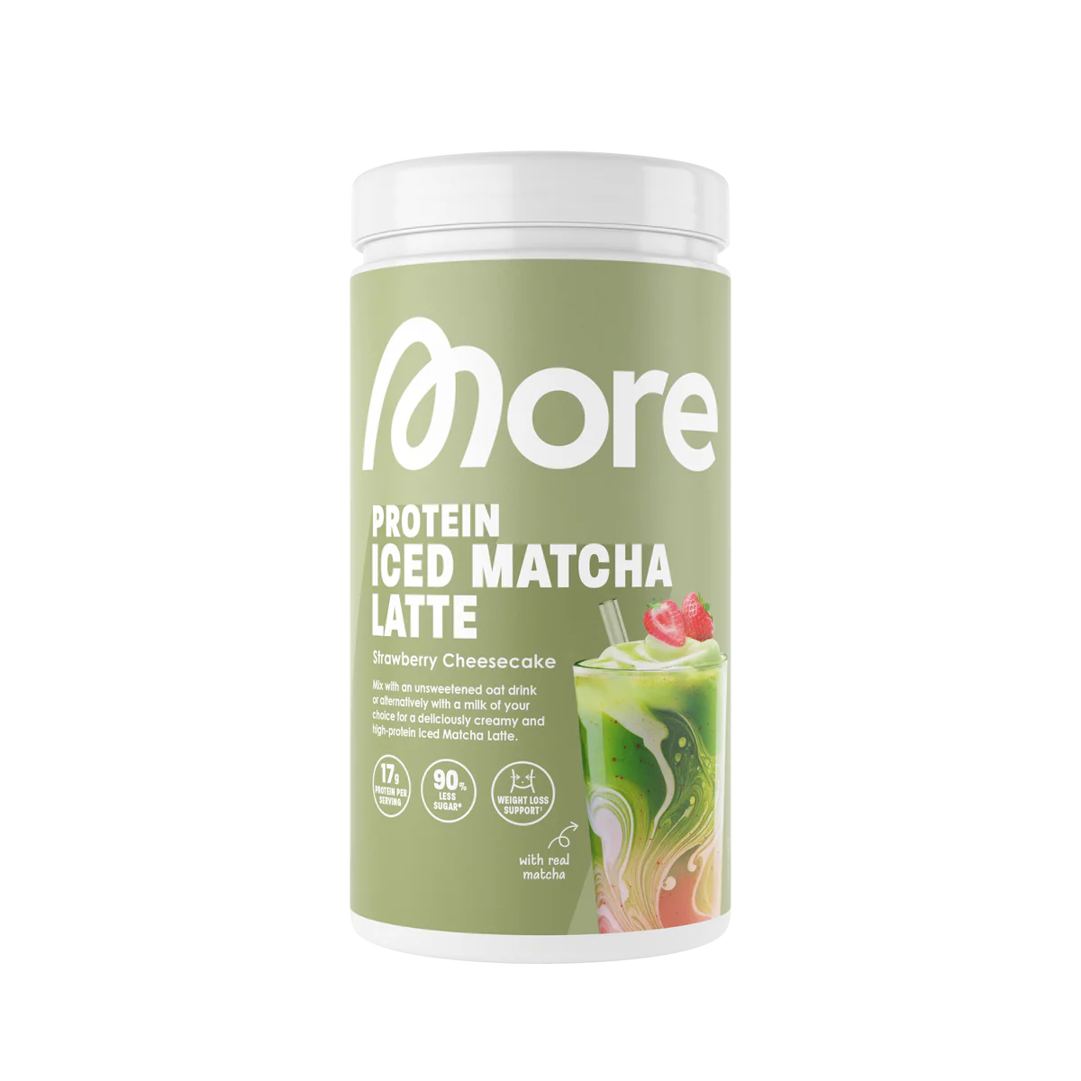More Protein Iced Matcha Latte 500g