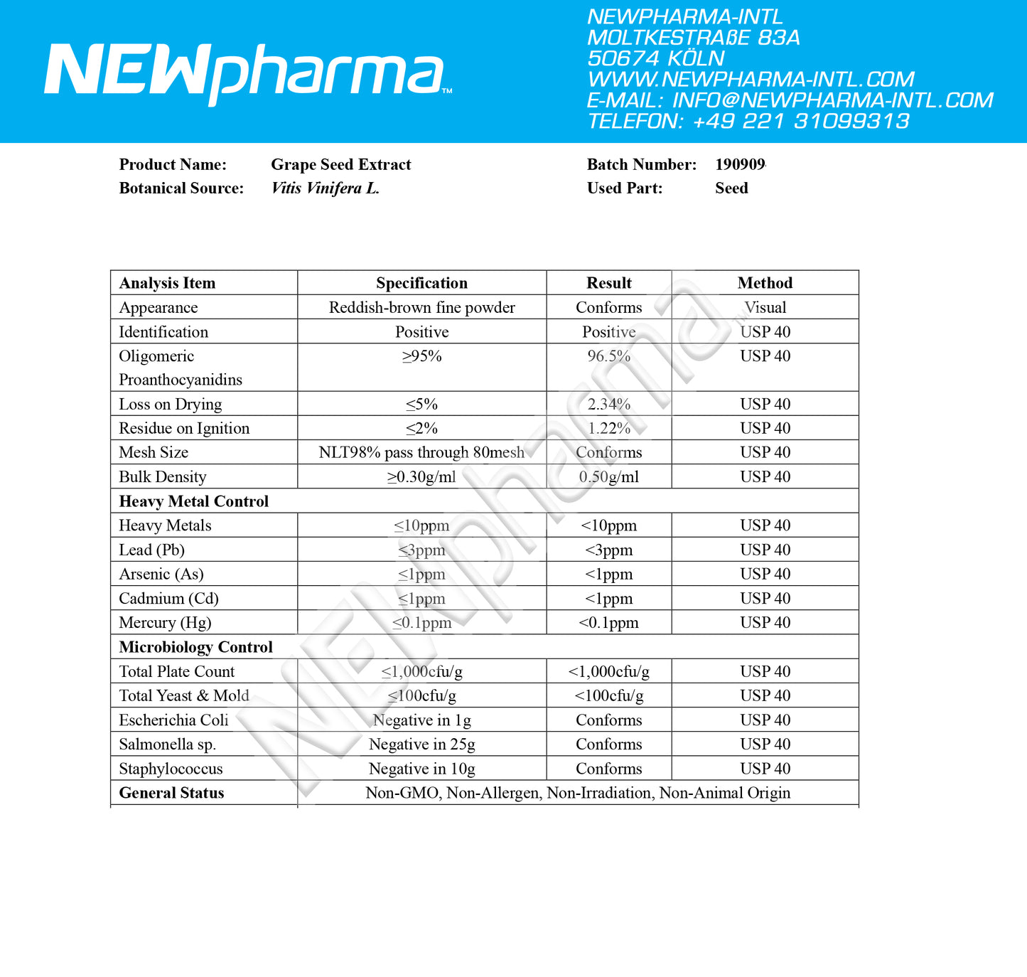 Krause Hof - OPC (Traubenkernextrakt) 500mg