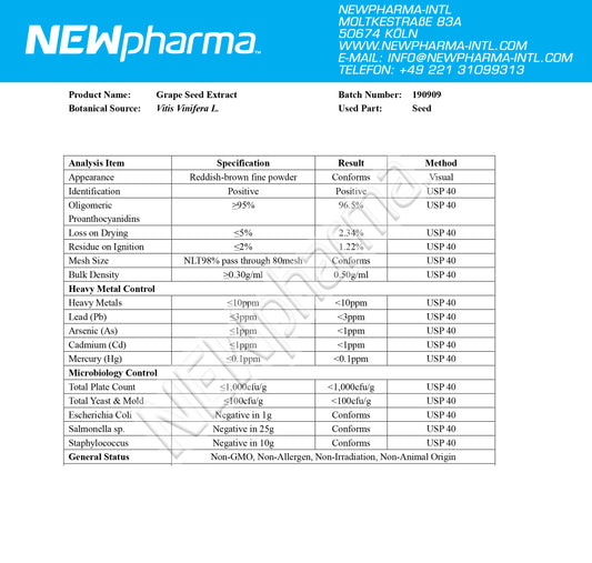 Krause Hof - OPC (Traubenkernextrakt) 500mg