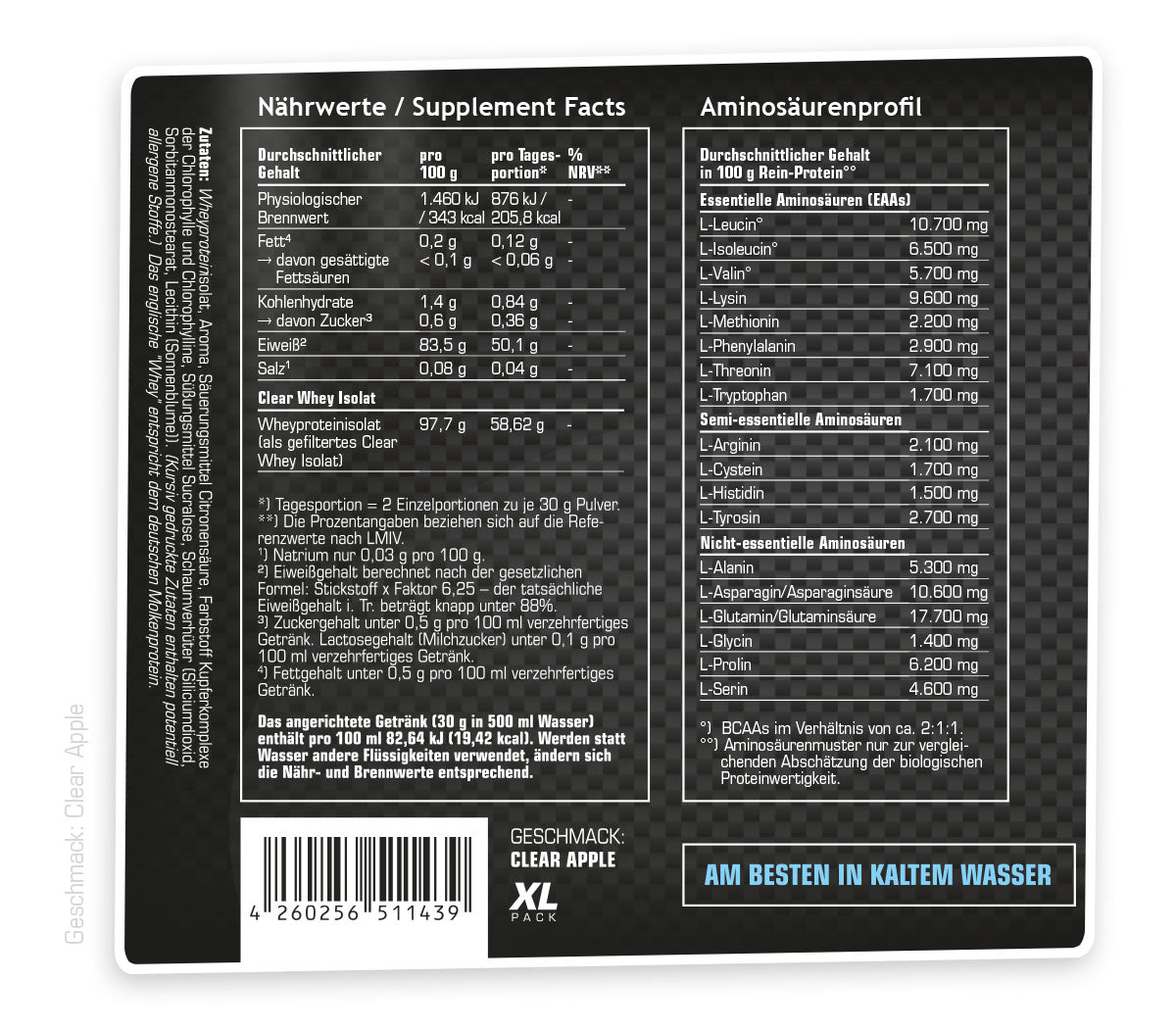 SRS - AQAU CLEAR WHEY