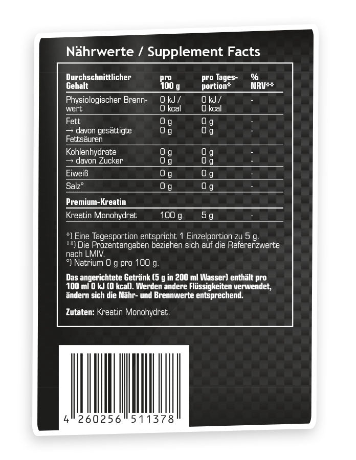 SRS - KREATIN MONOHYDRAT