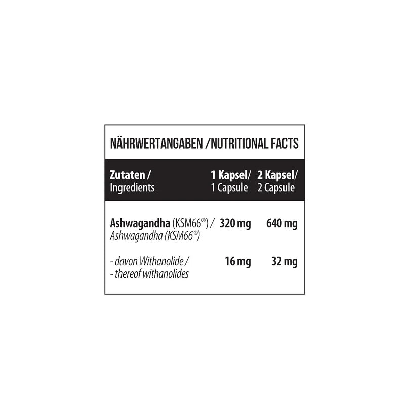 Ashwagandha KSM 66® 120 Kapseln
