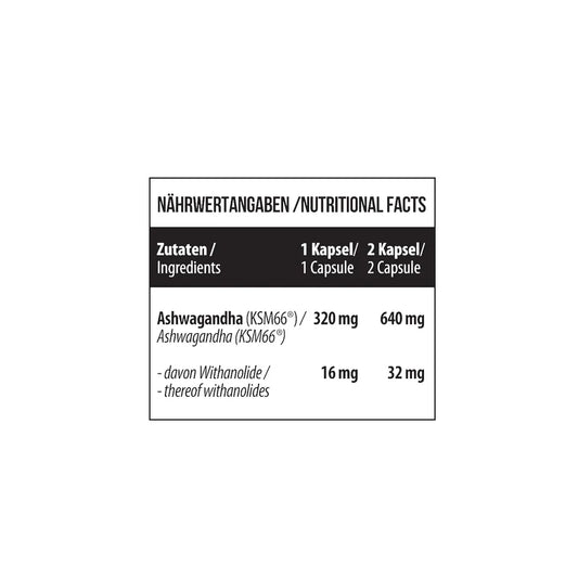 Ashwagandha KSM 66® 120 Kapseln