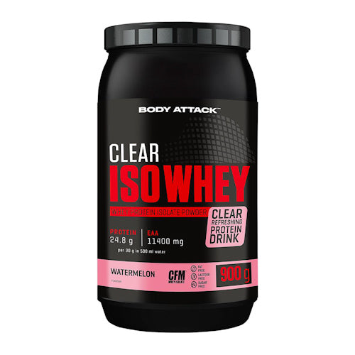 Body Attack Clear Iso Whey, 900 g Dose
