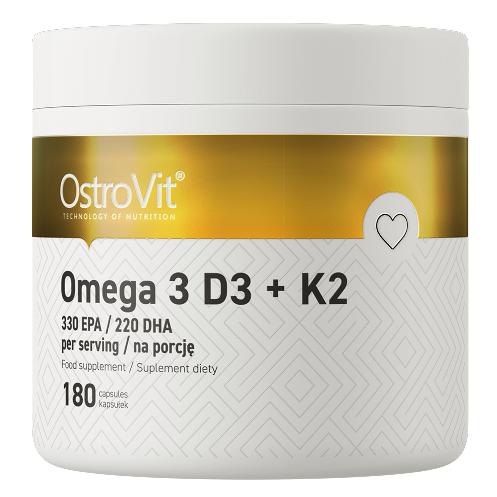Ostrovit Omega 3 D3+K2 (180 Kapseln)