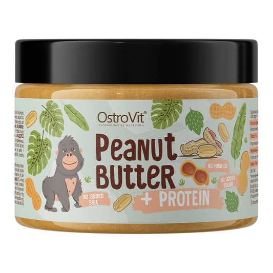 OstroVit Erdnussbutter mit Protein 500 g glatt