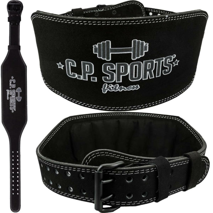 Gewichthebergürtel Komfort - extra breit - schwarz C.P.Sport