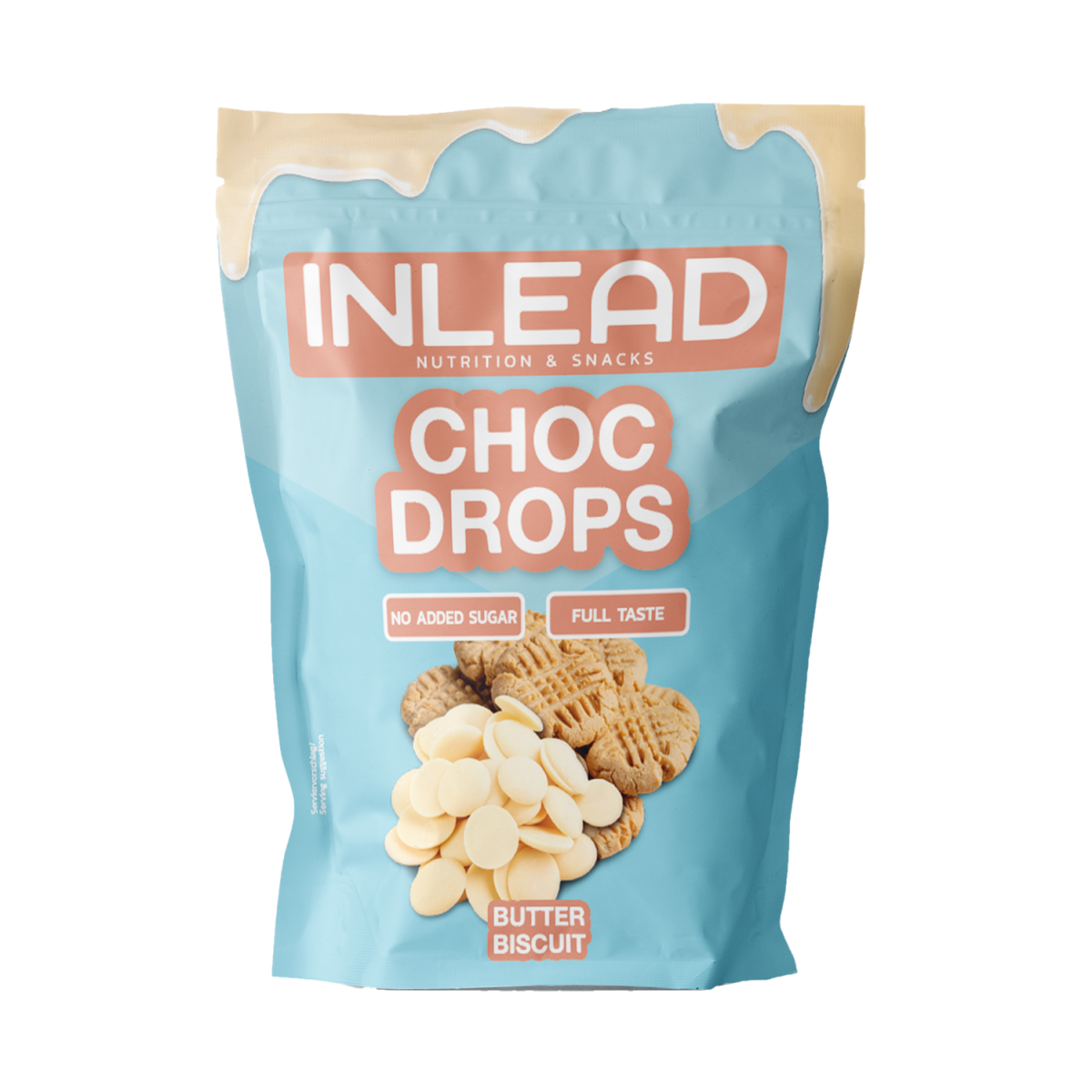 Inlead Choc Drops 150 g Butter Biscuit