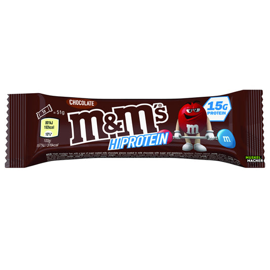 M&M Protein Bar, 1 x51g Riegel, Chocolate