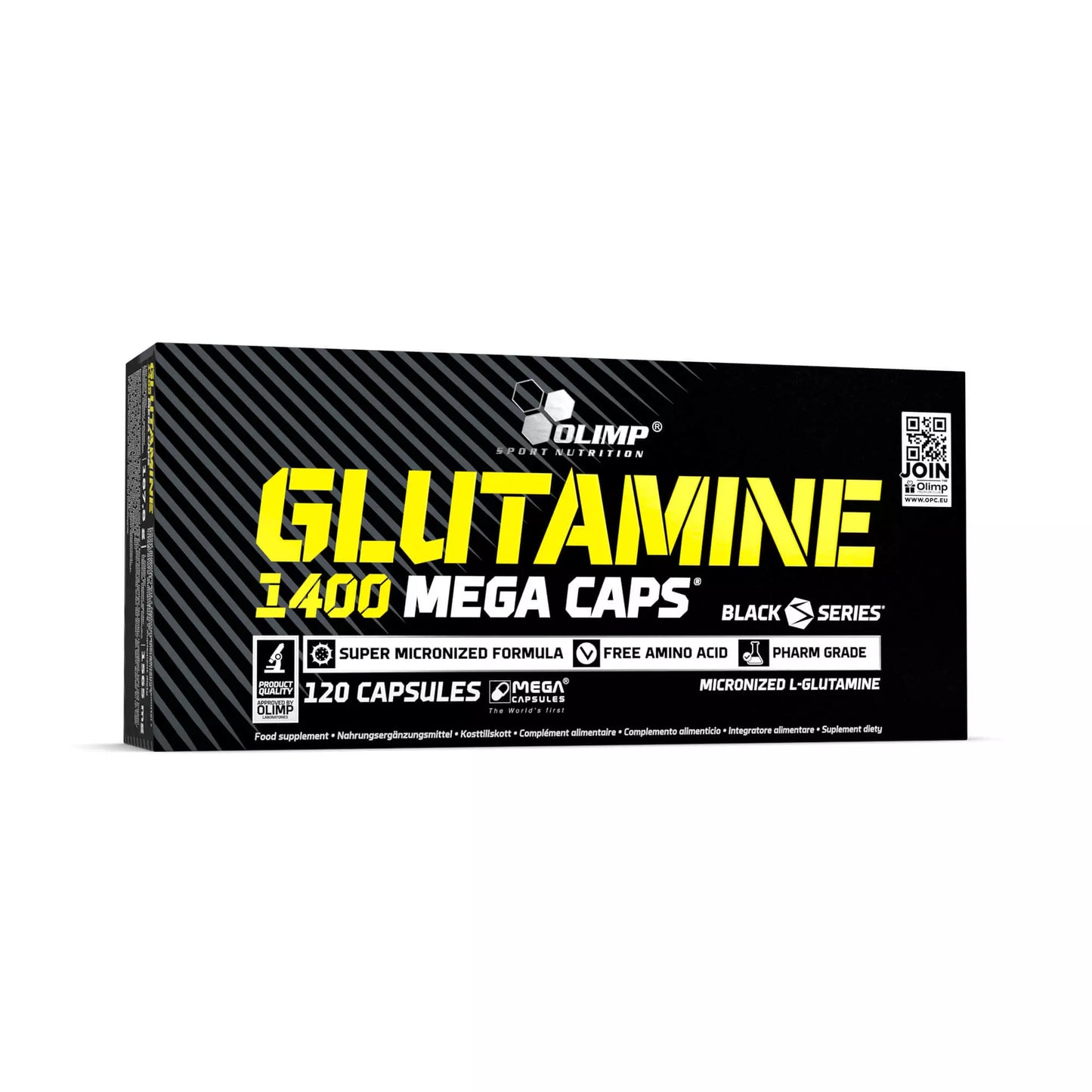 Olimp L-Glutamine 1400 Mega Caps - 120 Kapseln