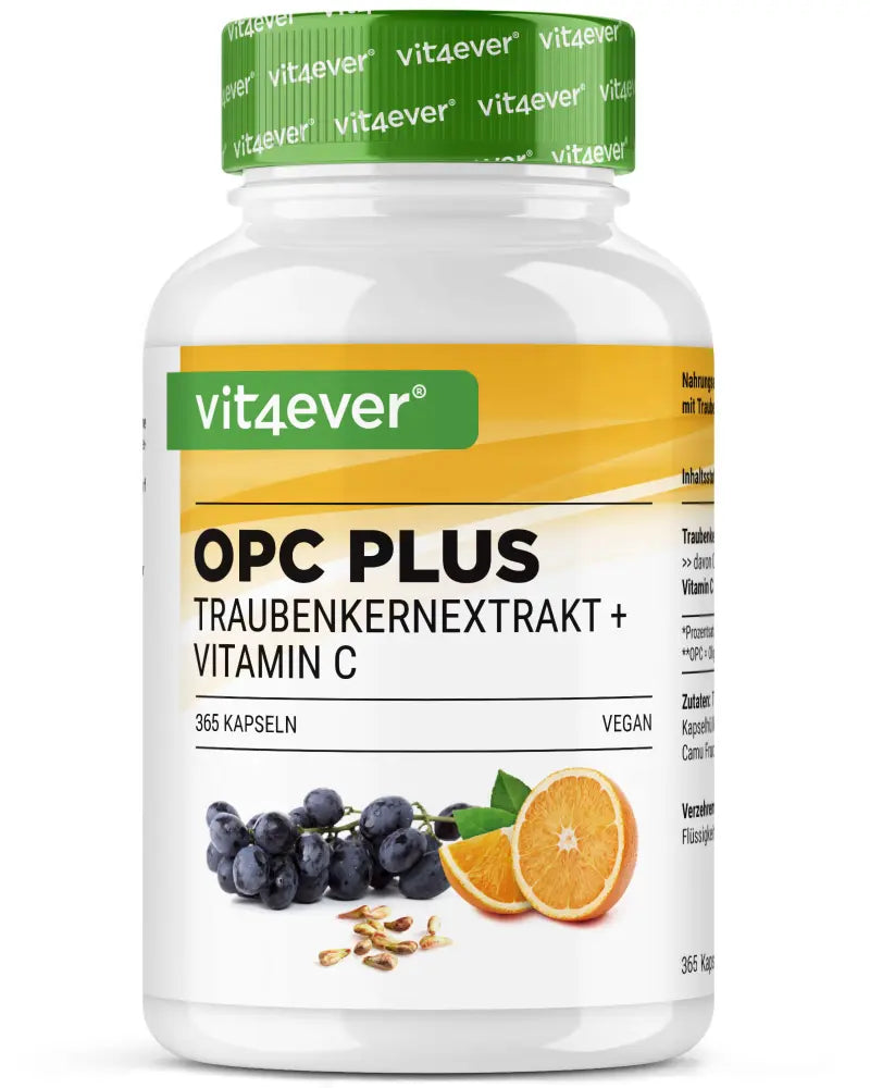 OPC mit Vitamin C, 365 Kapseln German Elite Nutrition