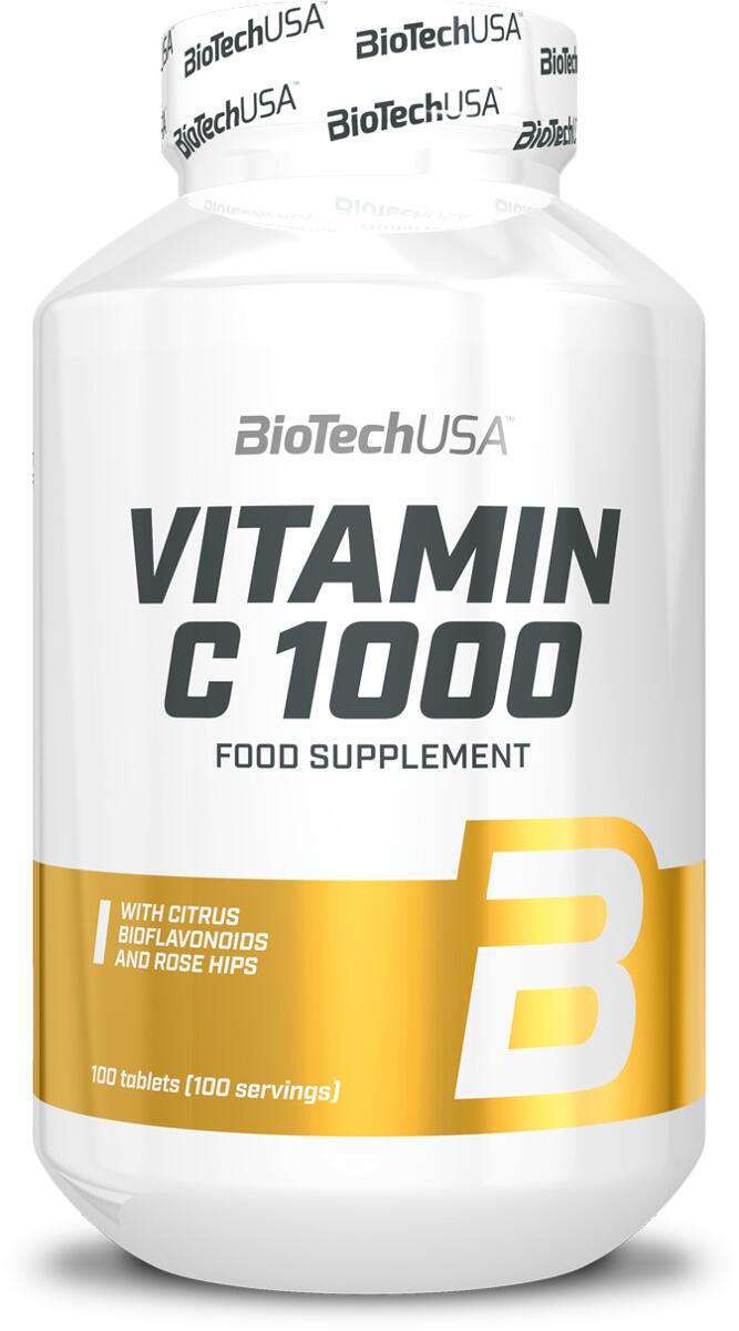 BioTech USA Vitamin C 1000 Bioflavonoids 100 Tabletten