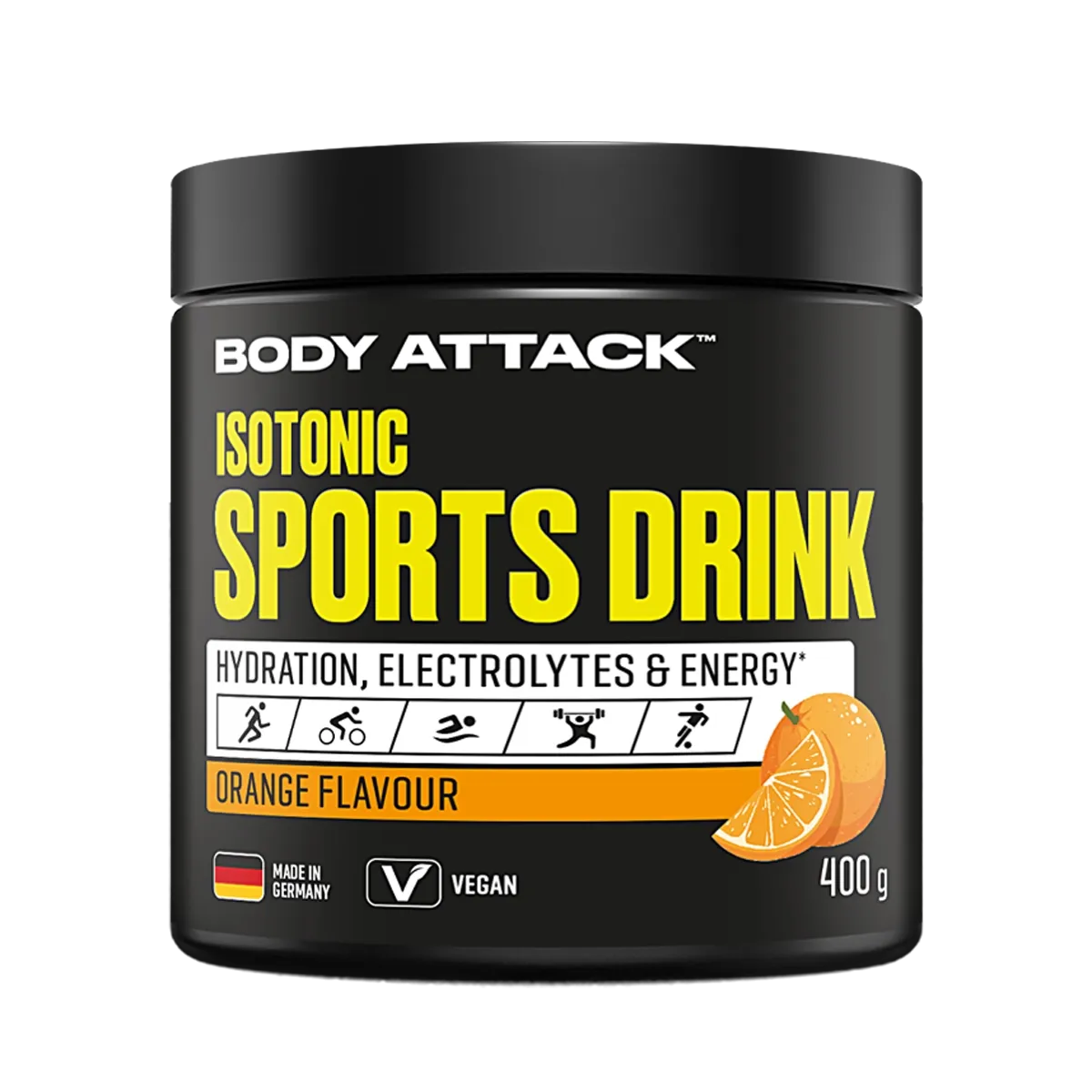 Body Attack Isotonic Sports Drink 400g