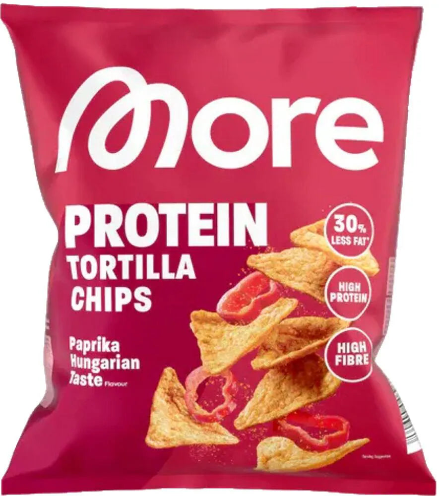 More Protein Tortilla Chips, 6 x 50 g Beutel