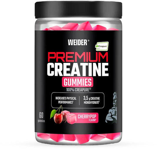 Weider Premium Creatine Gummies, 60 Gummies - Cherry Pop