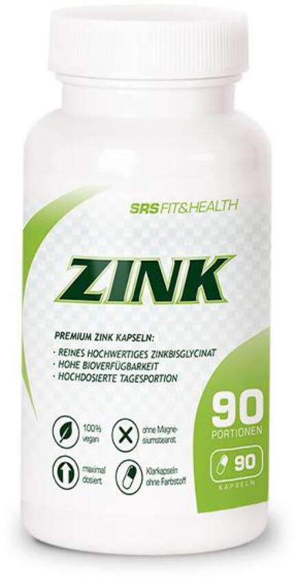 SRS Zink, 90 Kapseln Dose