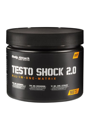 Body Attack Testo Shock 2.0, 90 Kapseln