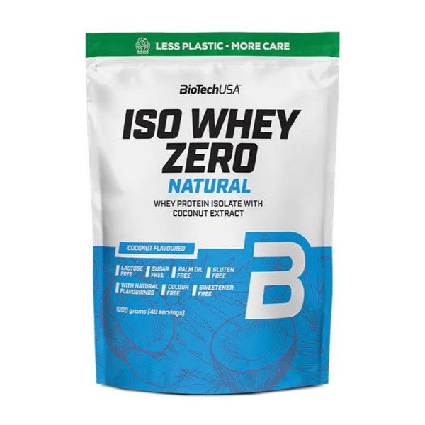 Iso Whey Zero Natural Getränkepulver auf Basis von Molkeproteinisolat 1000 g