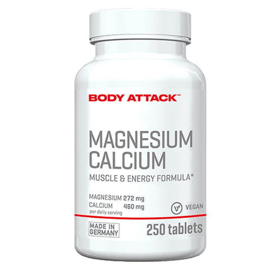 Body Attack Magnesium Calcium - 250 Tabletten
