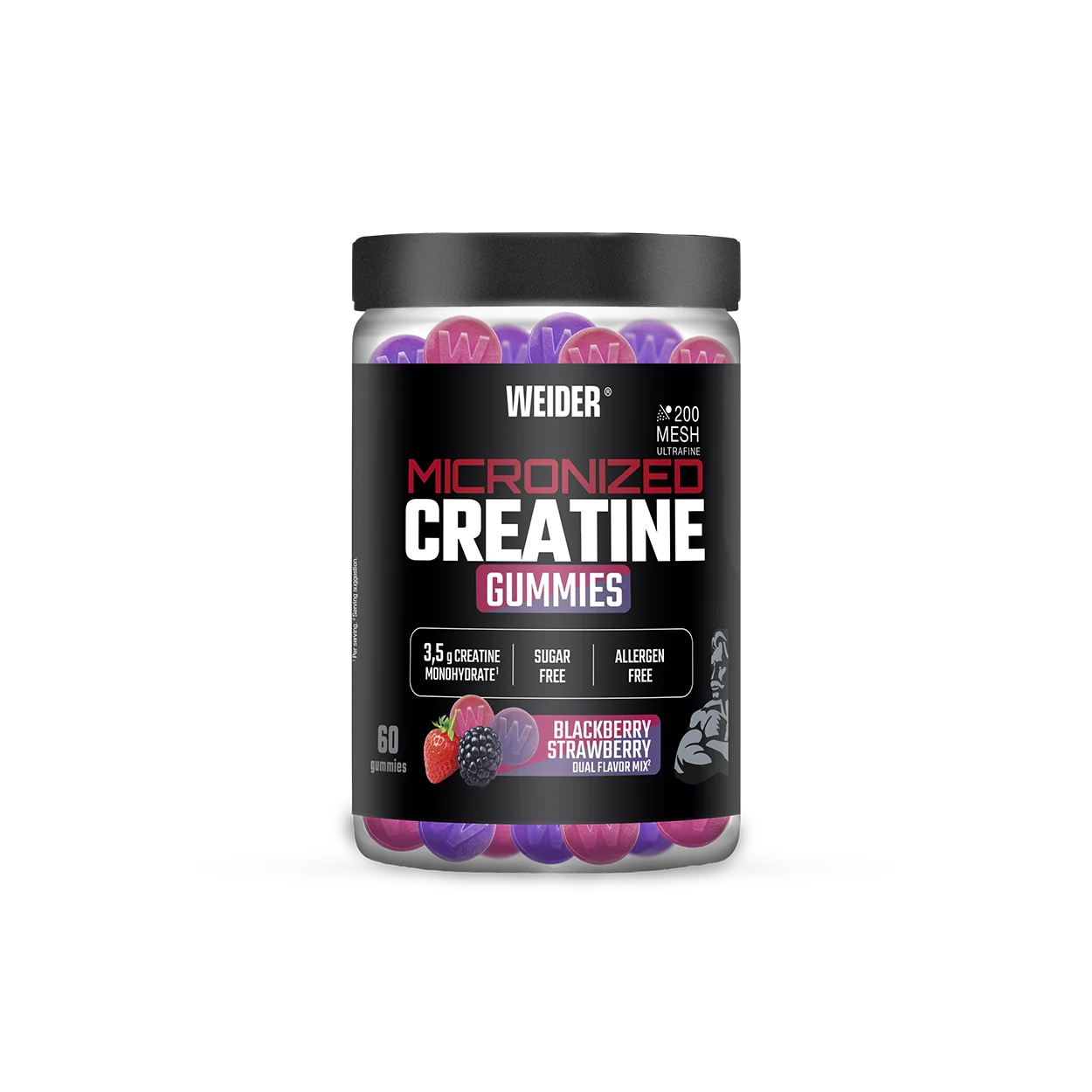 Weider - Micronized Creatine Gummies - 60 Gummies