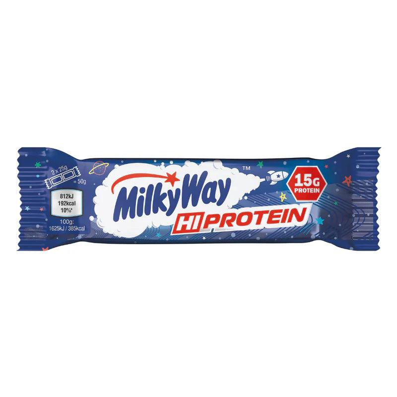 Milky Way High Protein Bar, 12 x 50 g Riegel, Milk Chocolate