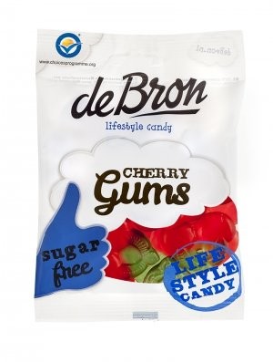 De Bron Fruit-Gums,Jelly Bears,Cola Gums,Cherry Gums,Weingummis zuckerfrei