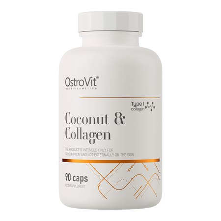 OstroVit Marine Collagen + MCT Coconut Oil 90 capsules