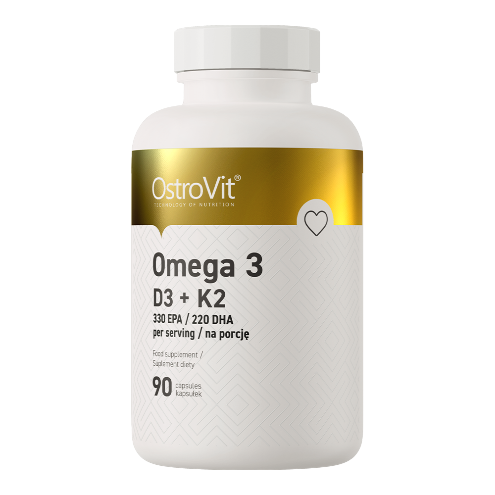 Ostrovit Omega 3 D3+K2 (90 Kapseln)