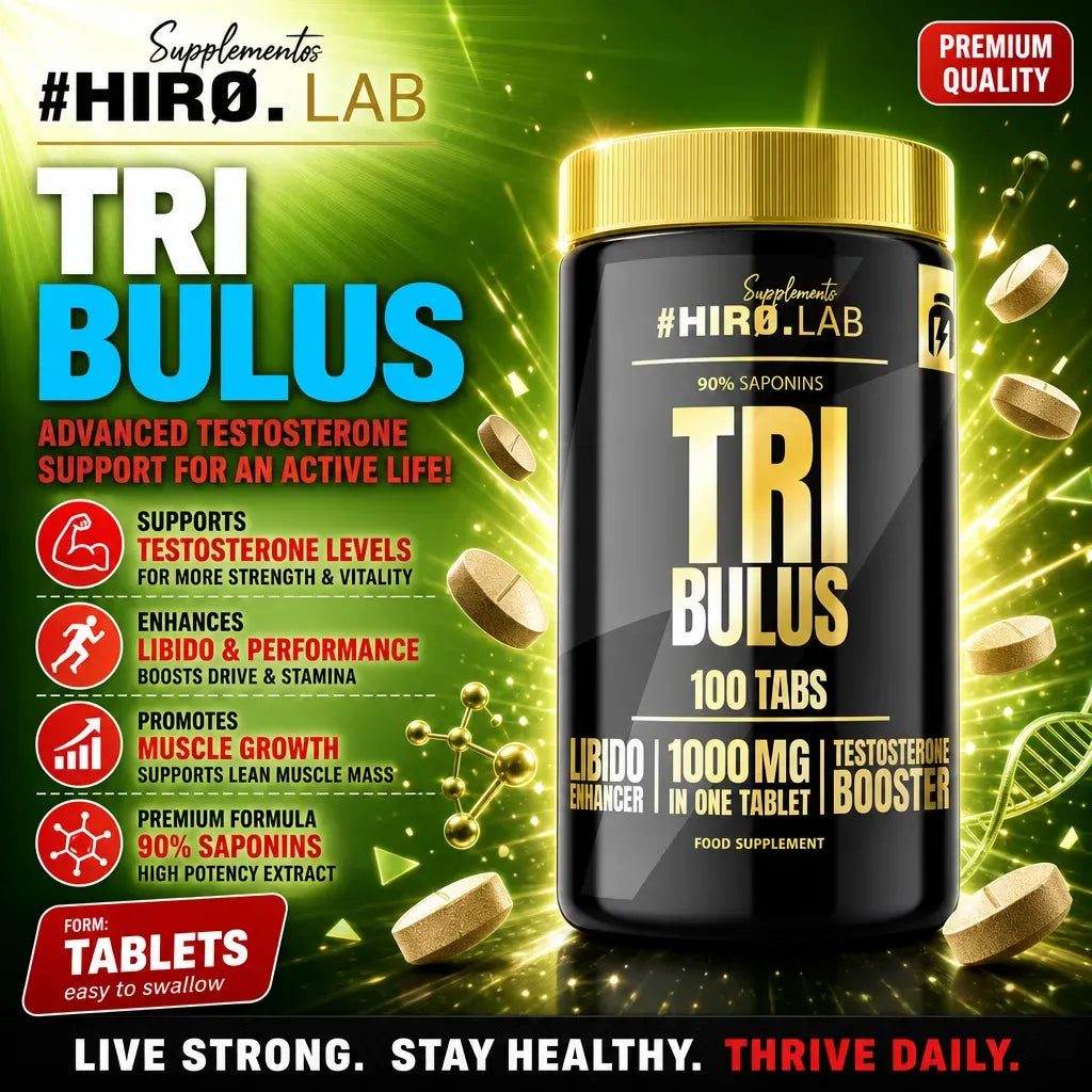 Hiro Lab Tribulus 1000mg 90% Saponin 100 Tabletten