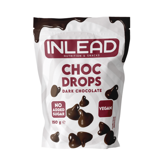 Inlead Choc Drops 150 g Dark Chocolate