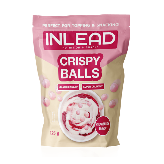 Inlead Crispy Balls 125g Strawberry