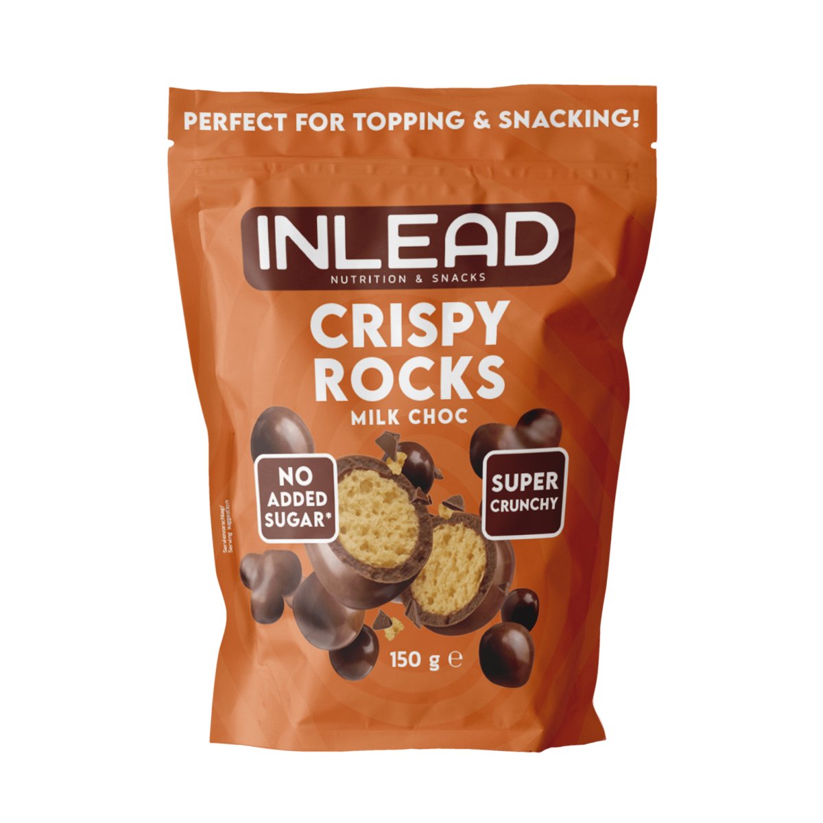 Inlead Crispy Rocks 150g Milk Choc