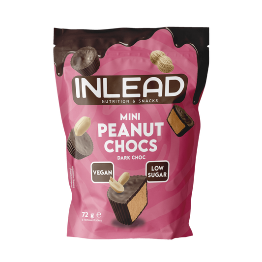 Inlead Mini Peanut Chocs 72g Dark Choc