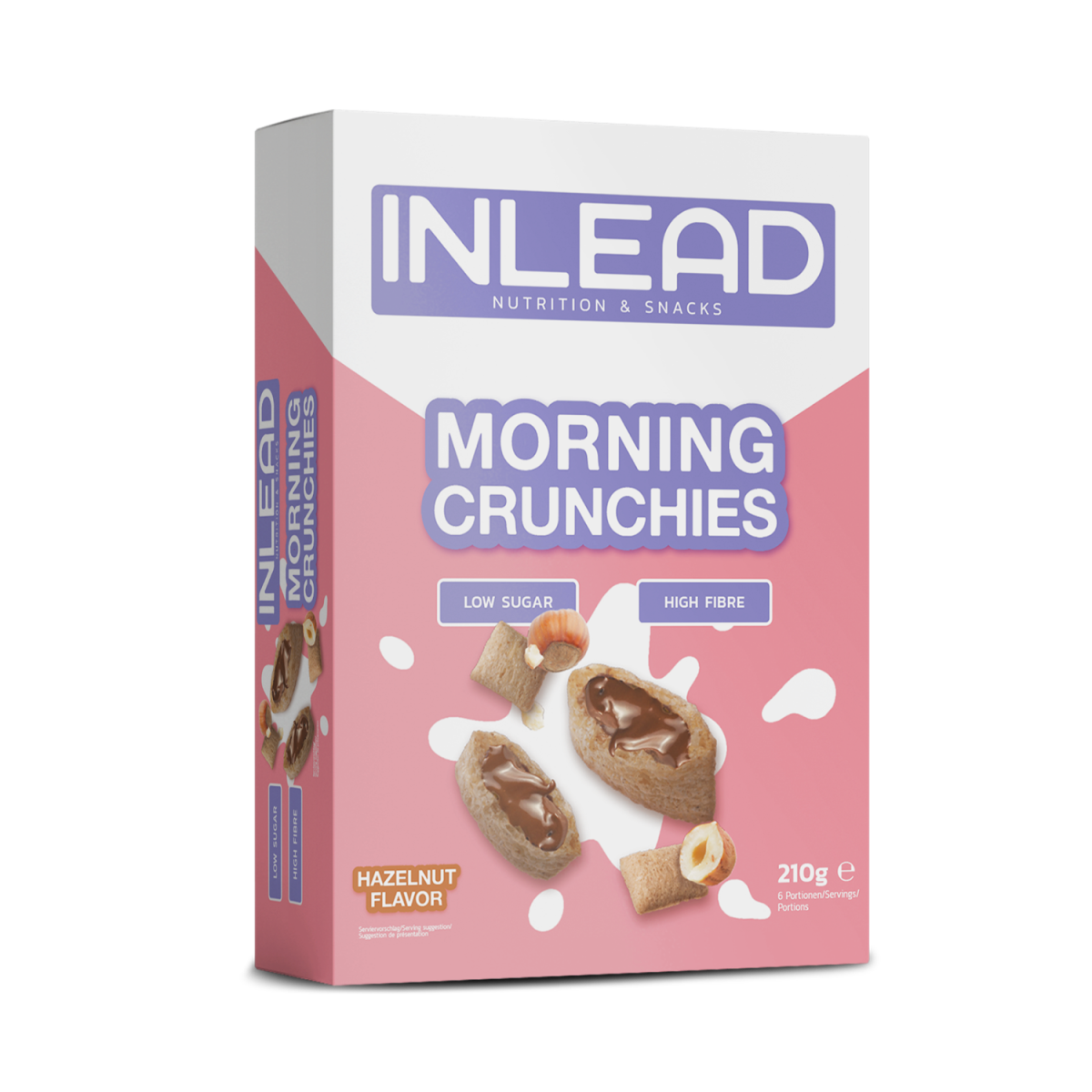 Inlead Morning Crunchies 210 g-Hazelnut Flavor