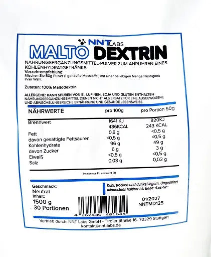 NNT Maltodextrin 1500g