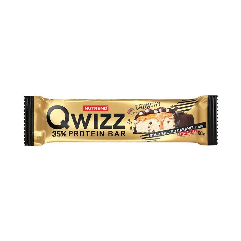 Qwizz Protein Bar - 60g - Gold salted caramel - 35% protein