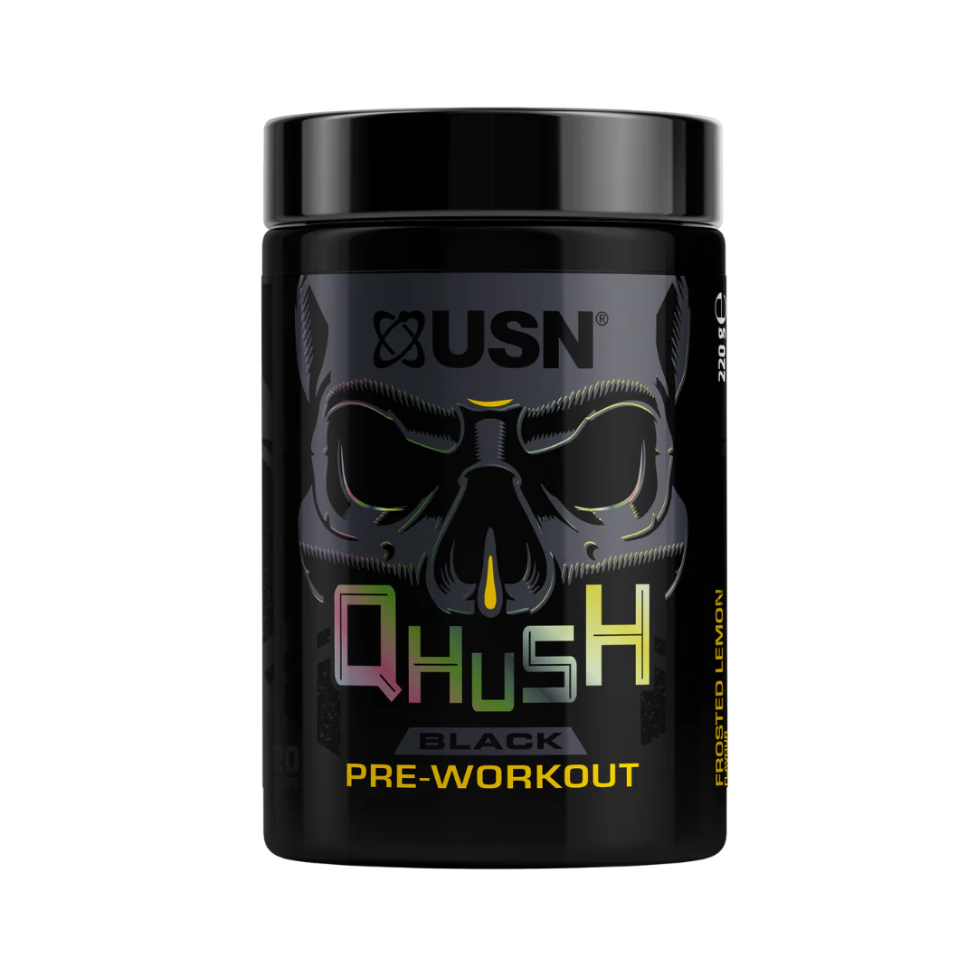 USN QHUSH Black Pre-workout Powder